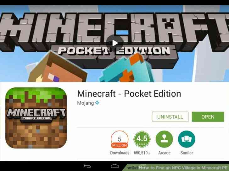 Image intitulé de Trouver un PNJ du Village dans Minecraft PE Étape 1